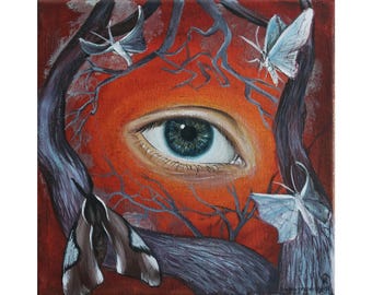 Forest Soul 3 – origineel acrylschilderij
