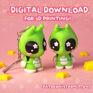 Cute Flexi Alien STL & 3MF files FOR 3D PRINTING