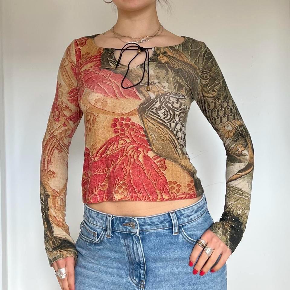 Roberto Cavalli Top - Etsy Roberto Cavalli Top - Etsy