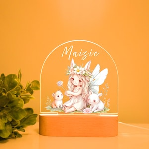 Personalized Princess Night Light: Custom Nursery Decor
