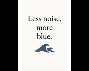 Ocean Inspired Poster, Orca Whale & Dolphin Art, Scandinavian Typography Print, Minimalist Wall Art, Marine Life Gift