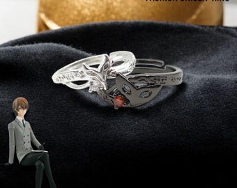 Anello unisex Goro Akechi Crow Joker / Gioiello regolabile per cosplay Joker Ren Amamiya / Regalo perfetto per coppie / Accessori unici