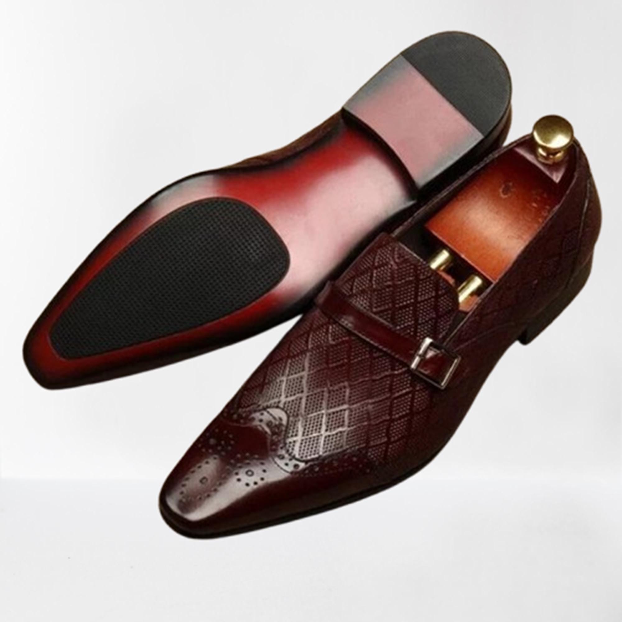 Herren Handarbeit Schuhe Braun Leder – Oxford Brogue Schnürung, Chelsea Stiefel, Formell & Freizeit, Viele Größen (EU 39–49)