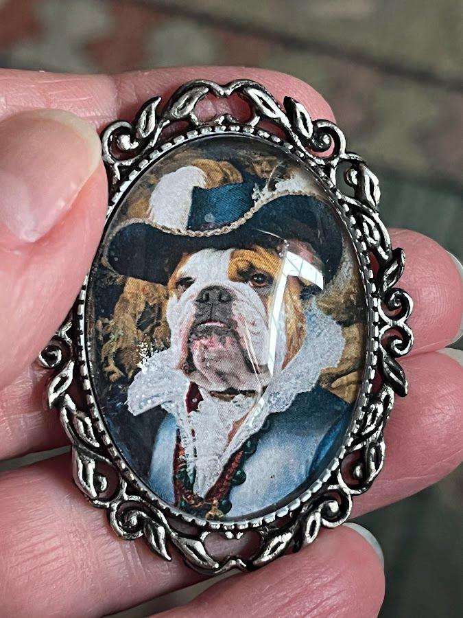 Vintage Bull Dog Brooch - Etsy
