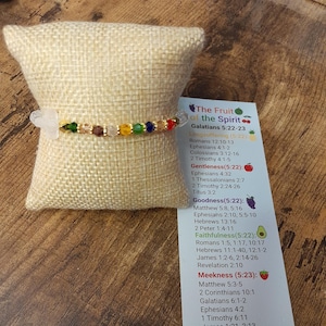 Fruit of the Spirit Beaded Braclet
