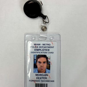 Dexter work badge replica