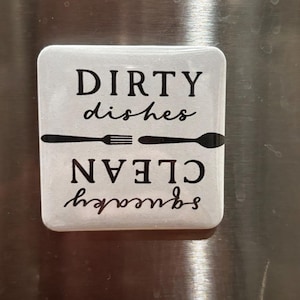 Dirty Clean Dishwasher Magnet