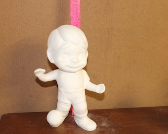 Smiley. Soccer player unpainted