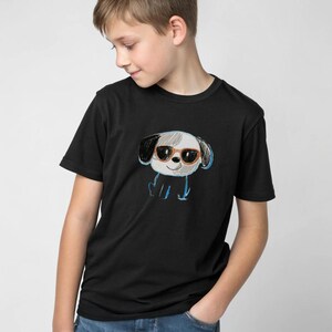 personalized pet tee "Funny dog cartoon tee Cute dog graphic shirt Custom cartoon pet shirt, Hand-drawn dog illustration tee