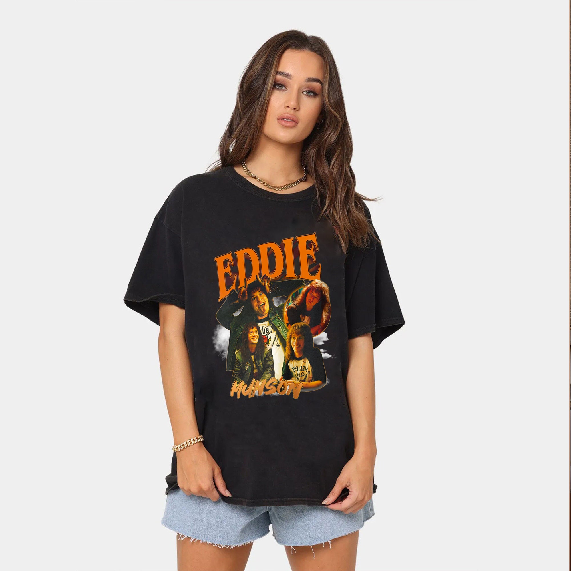 Discover Eddie Munson T Shirt, Eddie Vintage T-Shirt