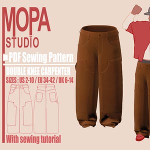 大人上品なおすすめコーデ Workwear Knee Double Jeans Carpenter Jeans Pants Utility パンツ
