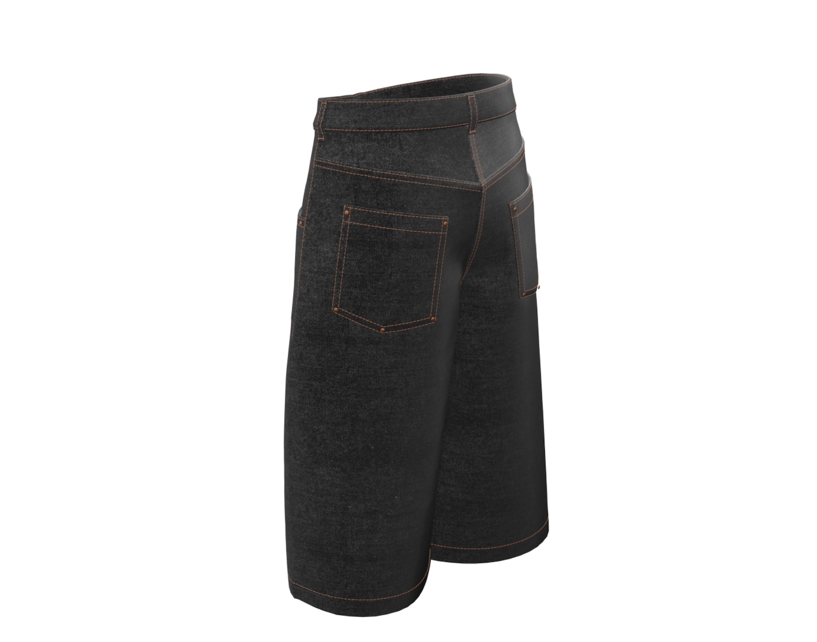 Unisex Oversized Jorts Sewing Pattern: Wide Leg Skater Shorts (PDF ...