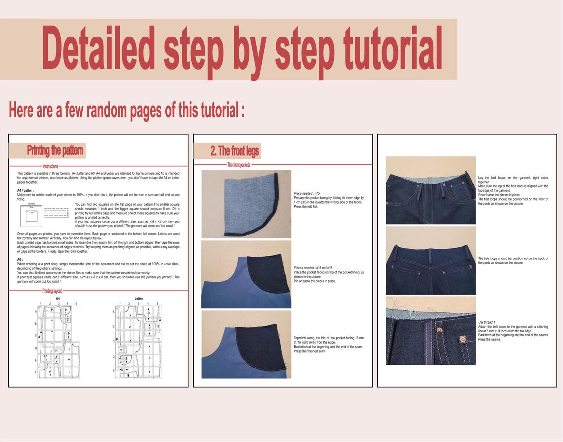 Unisex Oversized Jorts Sewing Pattern: Wide Leg Skater Shorts (PDF) - Etsy