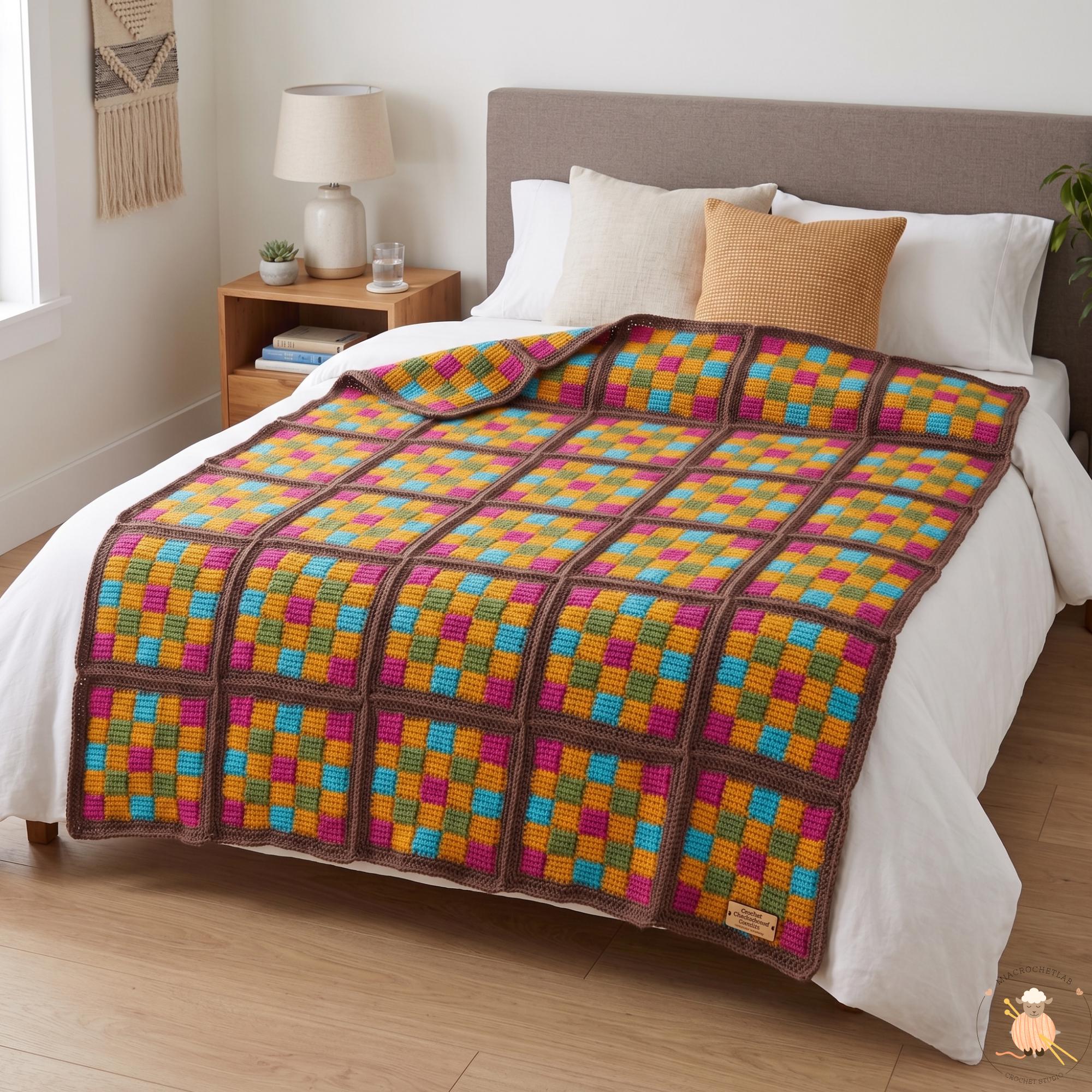 30 Rainbow Blanket Crochet Patterns to Brighten Baby Rooms, Throws, and Gift Giving 23 Rainbow Granny Square Afghan Pattern