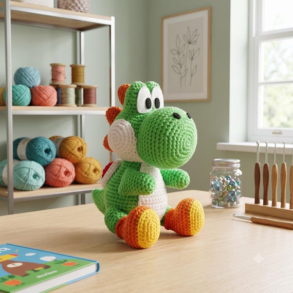 Yoshi Crochet Amigurumi