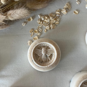 Lavender Honey Oatmeal Goat’s Milk Soap | Exfoliating & Soothing Bar for Soft, Glowing Skin