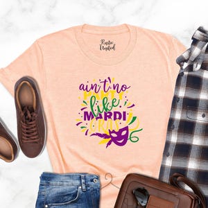 Mardi Gras Shirt Mardi Gras Carnival Tee New Orleans Tee Mardi Gras Shirt For Women Mardi Gras Carnival Lover New Orleans Beads Parade Shirt