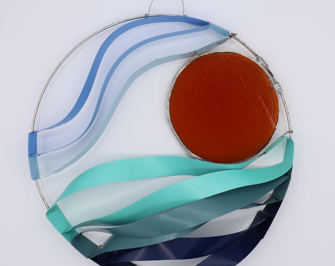 Featured listing image: Churning water decorative wall hanging