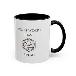 D&D Coffee Mug, Dungeons and Dragons Mug, Natural 20 vs Natural 1, Gift for Gamers, Ceramic Mug, DnD Fan Gift, Geeky