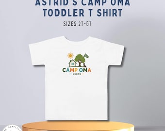 Camp Oma Toddler Shirt, Grandma Camp Toddler Tee, Cousin Camp Shirt, Matching Family Vacation Shirt, Camp Oma 2026 Kids Tee