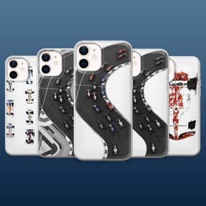 Formula Phone Case Sports Cars F1 Cover for iPhone 16Pro, 15, 14, 13, 12, Samsung S25, S24, S23, S22, A16, A55, A25, Pixel 9Pro, 8