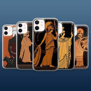 Ancient Greek Phone Case Statue Cover for iPhone 16Pro, 15, 14, 13, 12, Samsung S25, S24, S23, S22, A16, A55, A25, Pixel 9Pro, 8