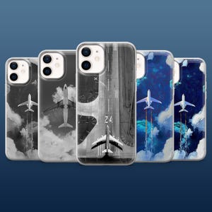 Vliegtuigtelefoonhoes Flight Travel Cover voor iPhone 16Pro, 15, 14, 13, 12, Samsung S25, S24, S23, S22, A16, A55, A25, Pixel 9Pro, 8