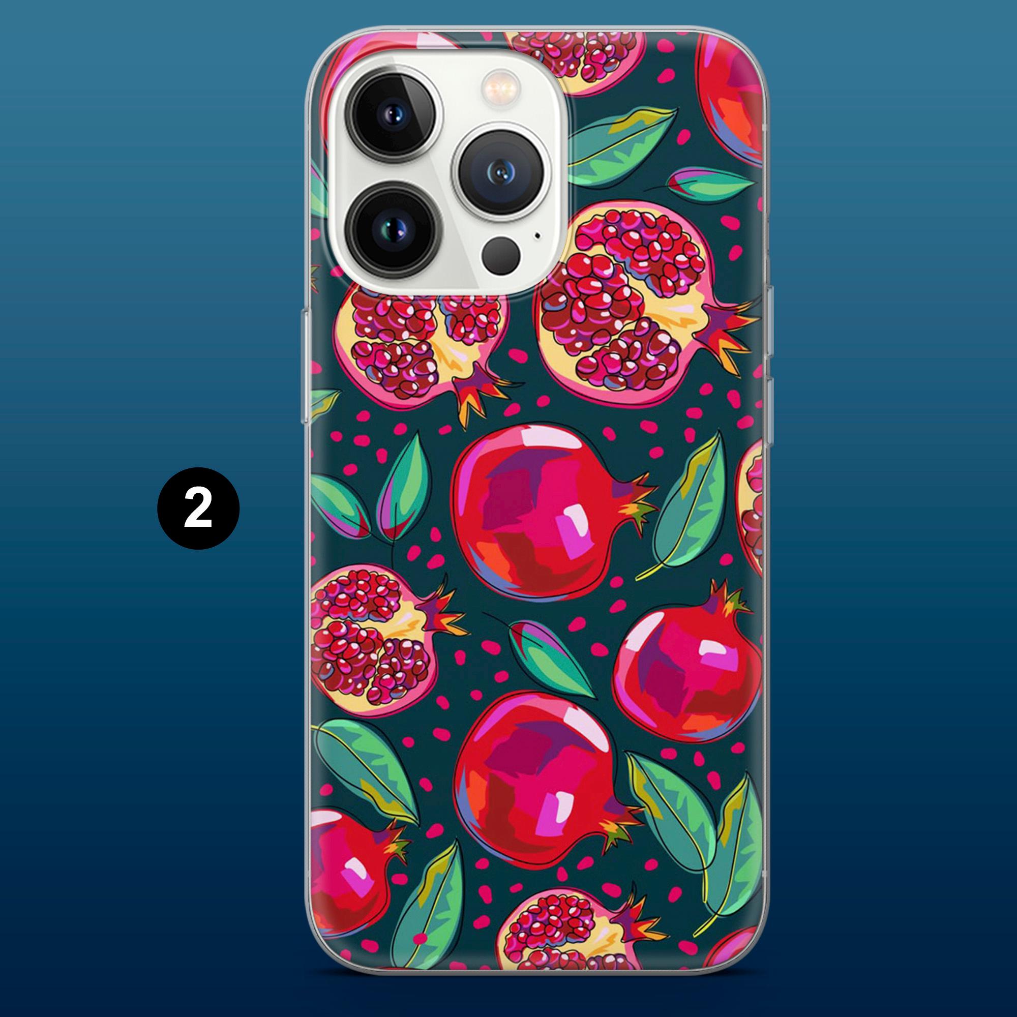 ザクロの携帯ケース シトラスフルーツカバー iPhone 16Pro、15、14、13