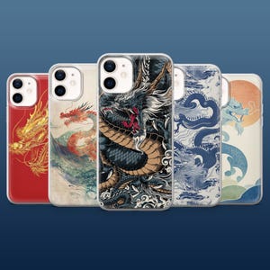 Dragon Phone Case Mythical Fantasy Cover for iPhone 16Pro, 15, 14, 13, 12, Samsung S25, S24, S23, S22, A16, A55, A25, Pixel 9Pro, 8