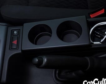 Console centrale avec porte-gobelet BMW E46 - Mise à niveau pour deux boissons, noir