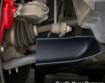 VW MK7 GTI Brake Cooling Deflectors | Track & Performance Upgrade Black