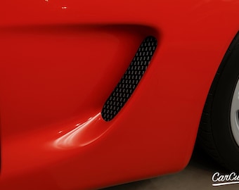 Corvette C5 Air Duct Fender Grilles Set | 1997–2004, ASA black