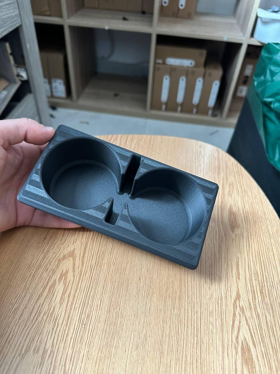 Land Cruiser 60-series Cup Holder Insert – Dual Cup + Phone Slot