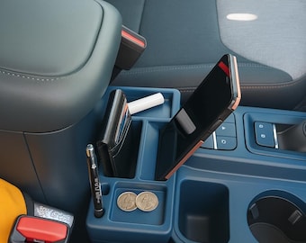 フォード マベリック オーガナイザー フロントコンソール（電話ホルダー付き） ブラック