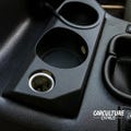 BMW E30 Dual Cup Holder Insert 12V Socket Custom Fit Black product logo