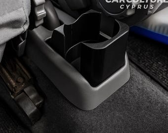 Custom Mug Holder for Nissan Micra K11 (1992–2002) | Fits Hatch Behind Handbrake, 73mm Diameter, Car Cup Insert, Micra Interior Accessories