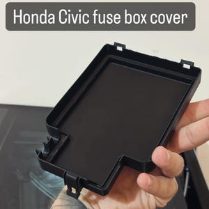 Honda Civic EG 92-95 and Del Sol 92-97 fuse box cover | OEM-style 3D-printed replacement for engine bay upgrade