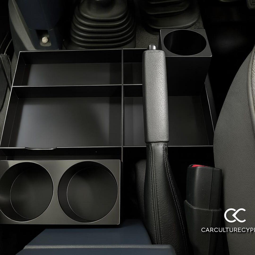 Land Cruiser 70 Organizer Center Tray & Cup Holders | Black - Etsy