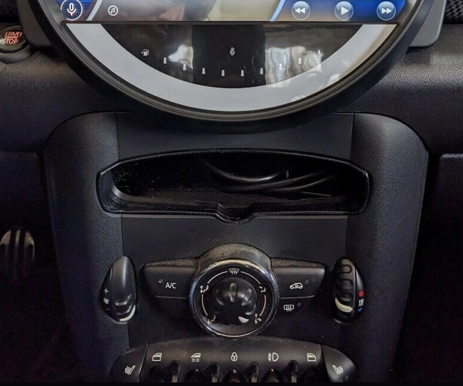Mini Cooper R56 Stereo Storage Pocket – Fits Center Console After Head ...