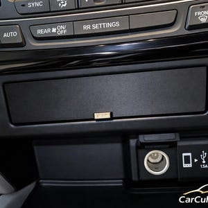 Honda Ridgeline Cubby Tray Drawer Dash  – 3 Versions (No Divider / Coin / Enlarged) black