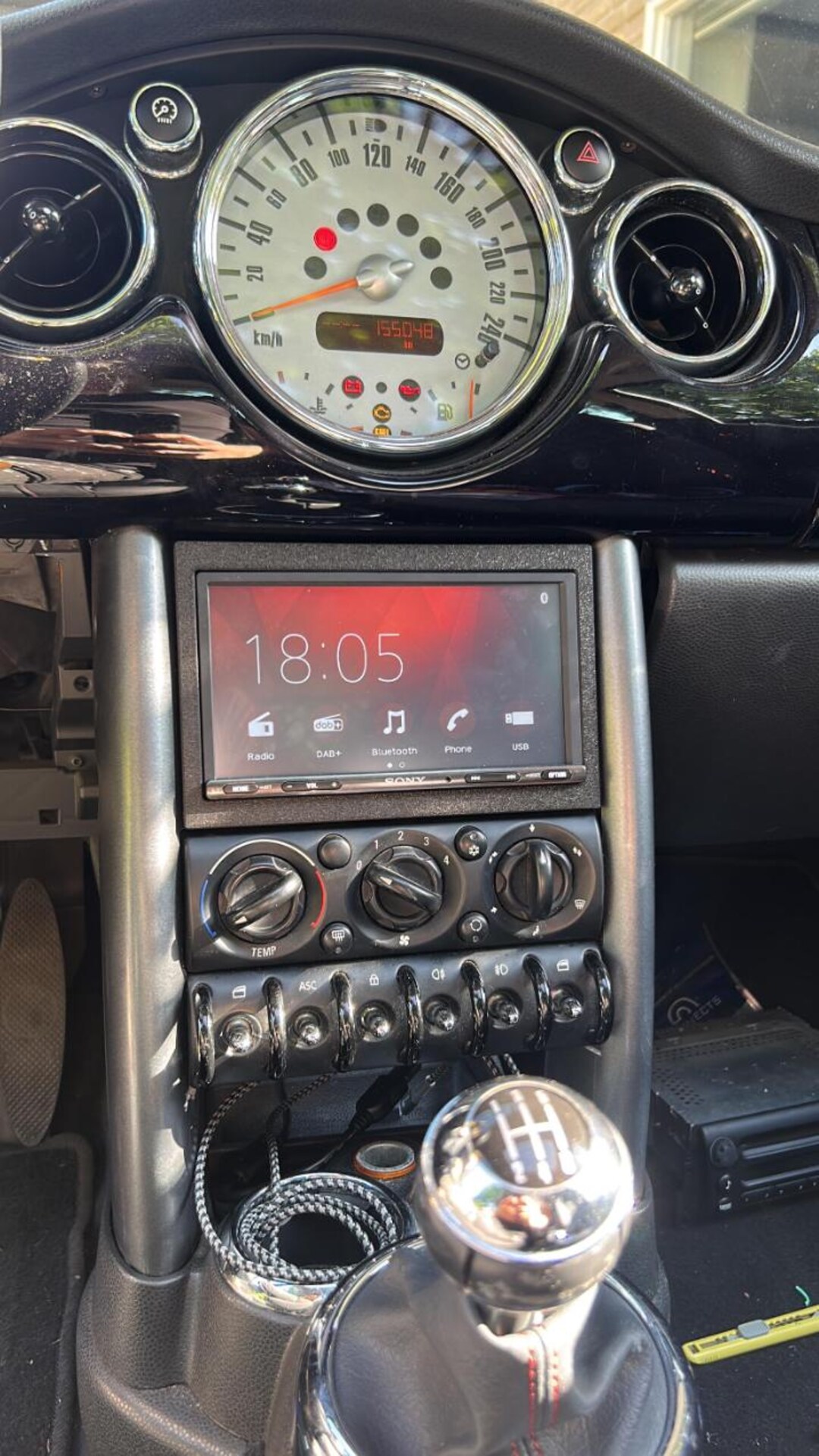thumbnail image 2 of BMW Mini One/Cooper (R50/R52/R53) 2-DIN Radio Installation Kit – Bezel & Adapter Cable (Sparset) 2 of 5
