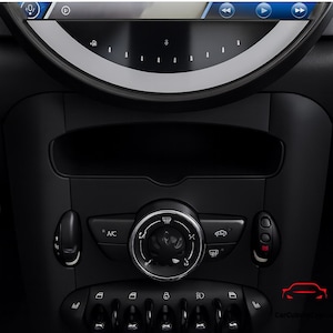 Mini Cooper R56 Stereo Storage Pocket – Fits Center Console After Head Unit Removal