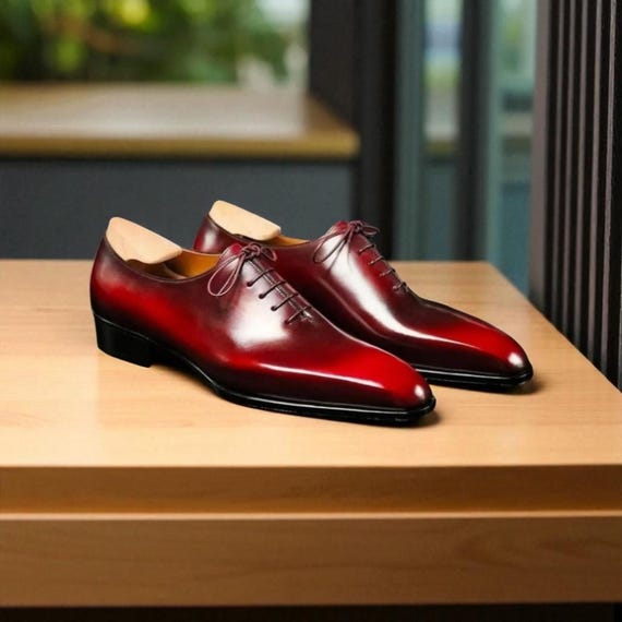 strapless open back dress Men Dress Shoes Bradford-Red – Men Suits Direct main image 1