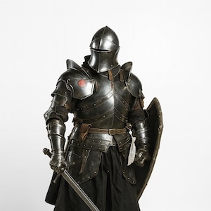 Full Body Barbuta Armor | Masterpiece of Medieval Protection | Knight Full Plate Armor for Cosplay & LARP,