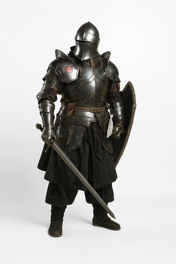 Full Body Barbuta Armor | Masterpiece of Medieval Protection | Knight Full Plate Armor for Cosplay & LARP,