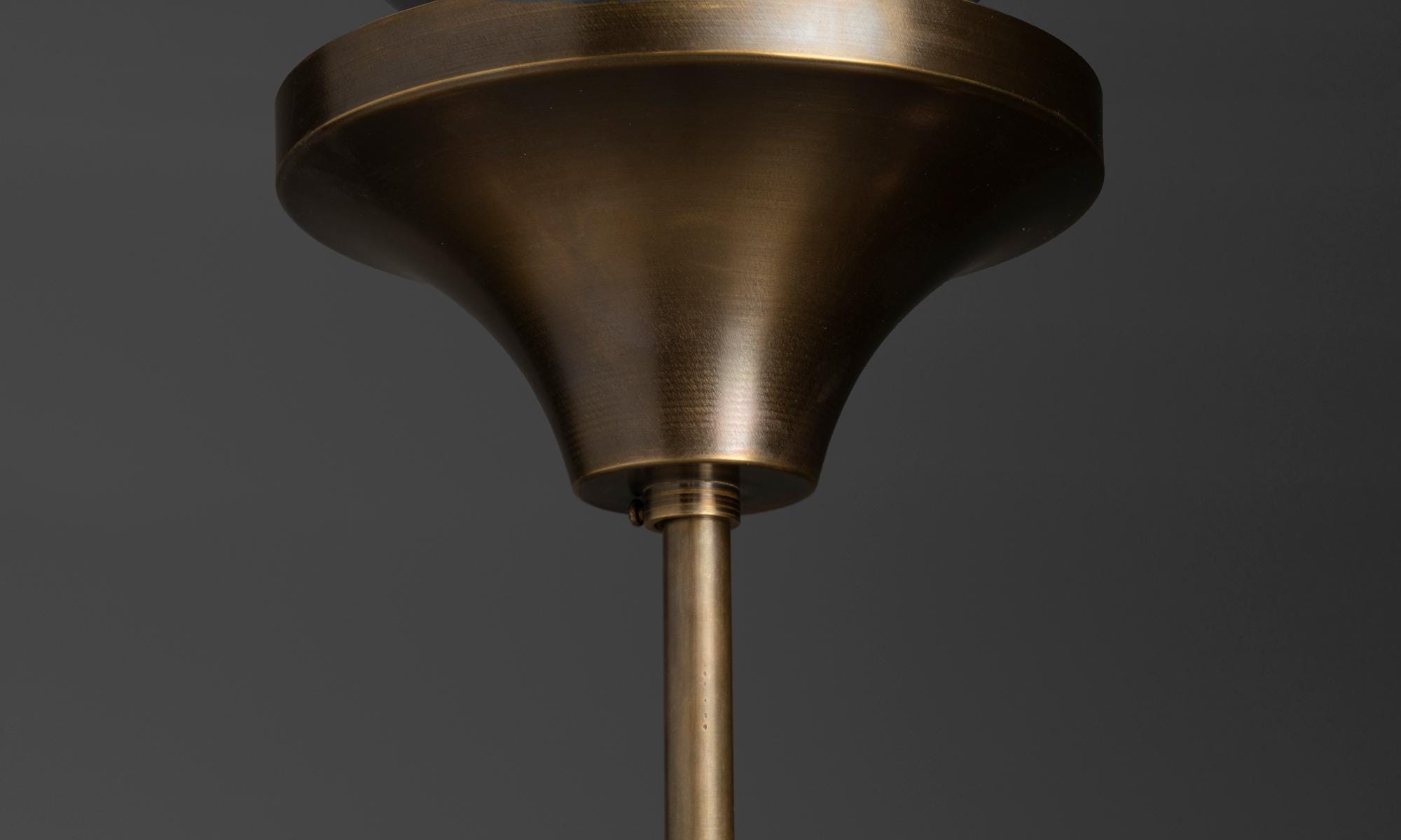 Lustre Suspension Spoutnik Mid-Century - Laiton Brut - 3 Lumières - Dimmable - Moderne