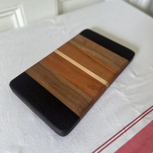 Premium handgemaakte houten charcuterie/snijplank