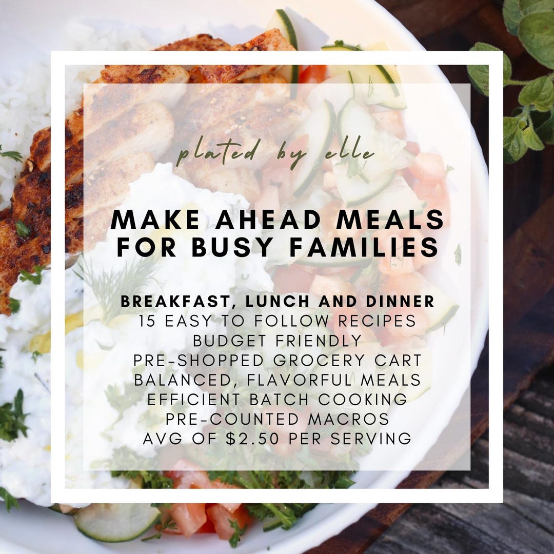 Make Ahead Meals for Busy Moms - Breakfast, Lunch and Dinner Budget ...