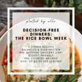 Decision-Free Dinners: A Week of Easy Rice Bowl Recipes - Easy Dinners Budget Meal Plan