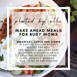 Make Ahead Meals For Busy Moms